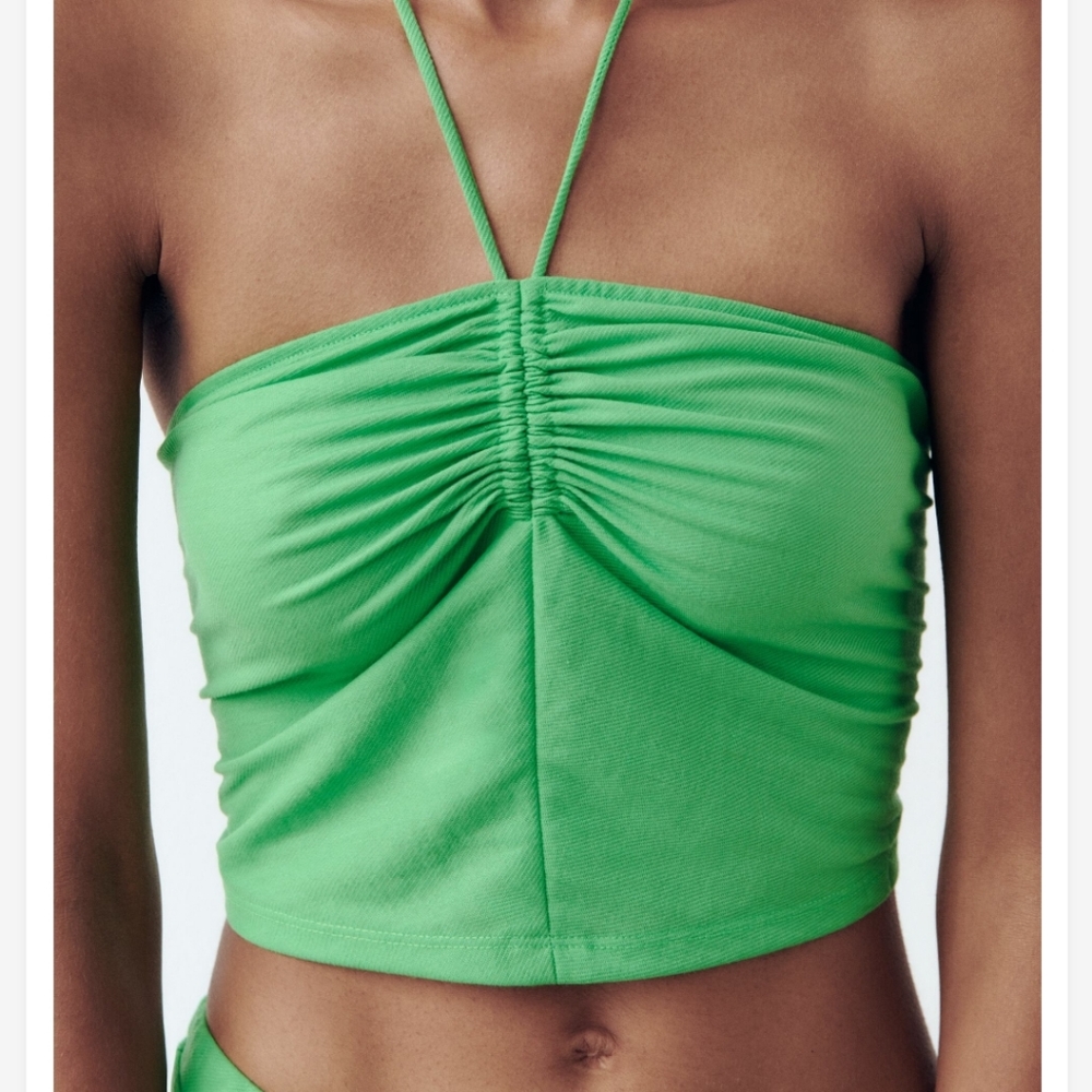 Zara Gathered Top